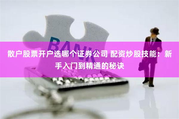 散户股票开户选哪个证券公司 配资炒股技能:新手入门到精通的秘诀